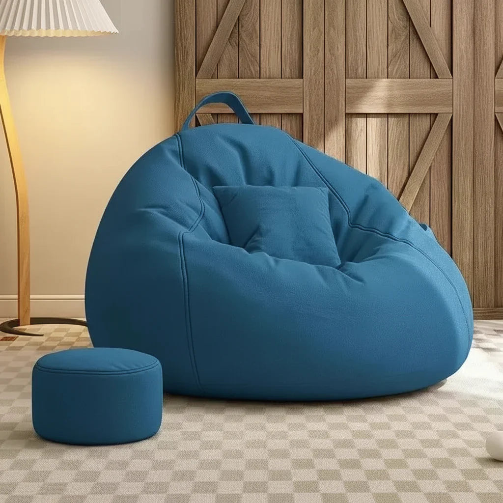 Bean Bag Sofa Floor Chair For Relaxed Living Room Seating