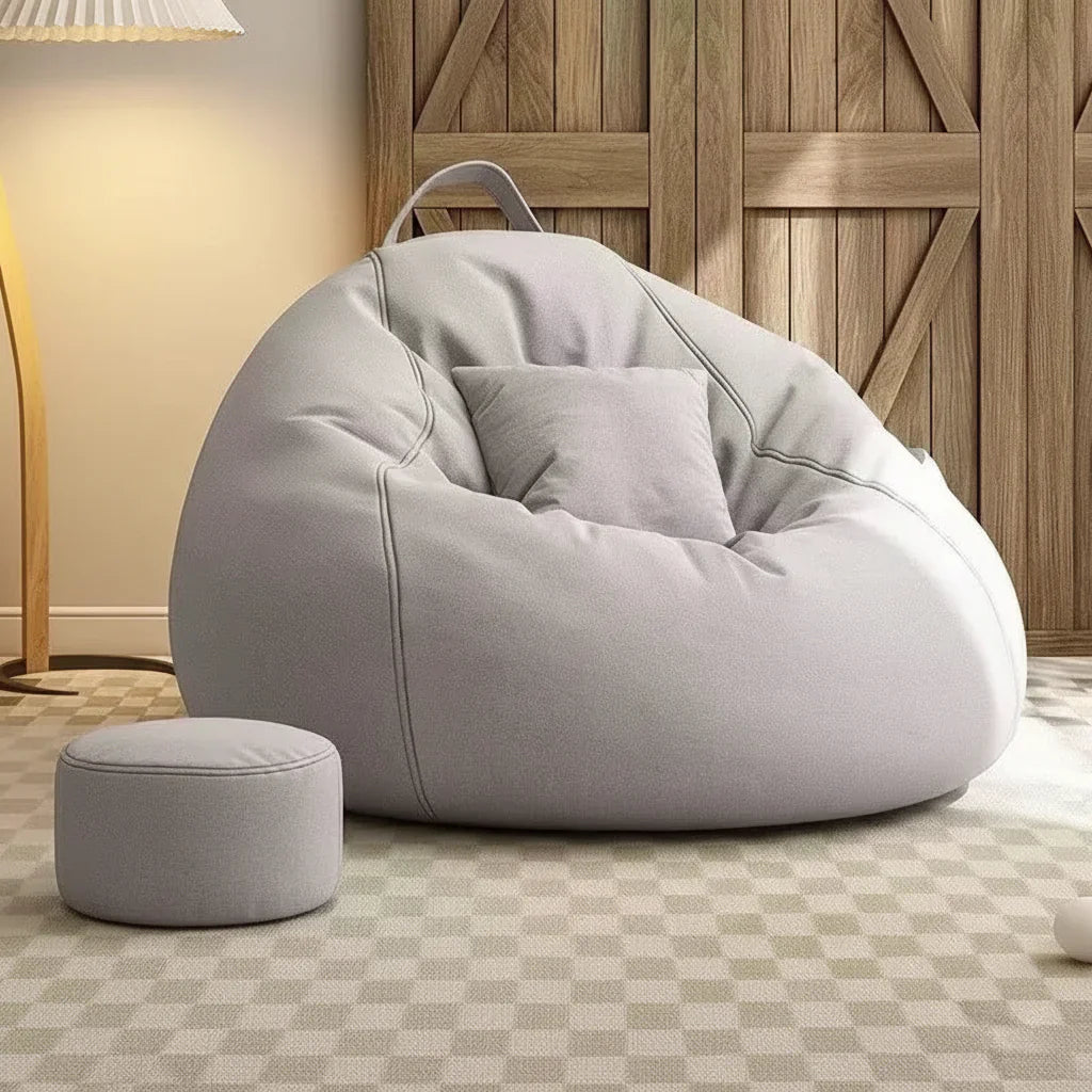 Bean Bag Sofa Floor Chair For Relaxed Living Room Seating