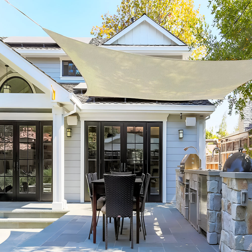 Patio Canopy Sail Sun Shade Cover For Outdoor Spaces