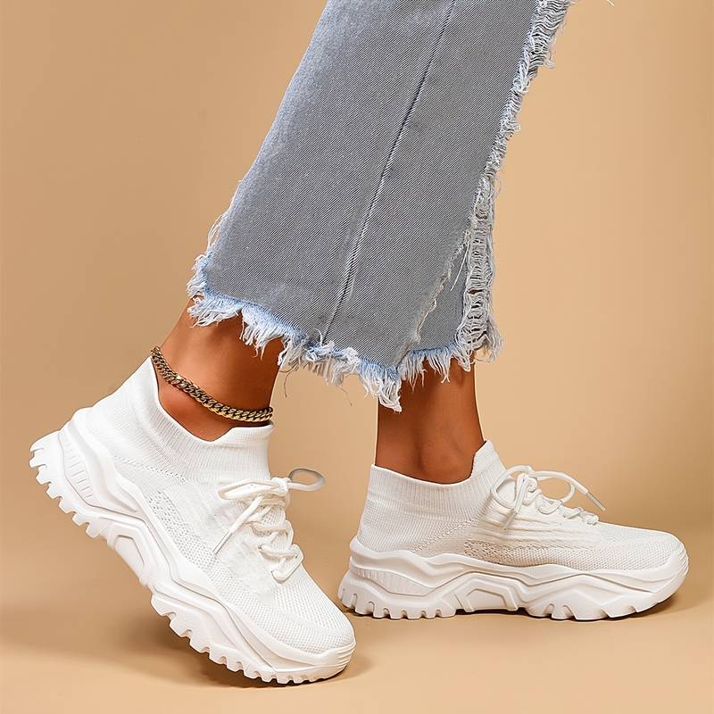 Damen-Orthopädische Sneaker mit Fußstütze Schuhe