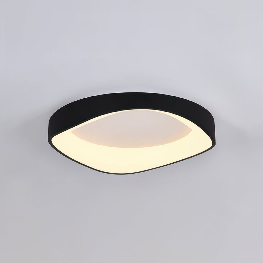 Wood Look Scandinavian LED Ceiling Light For Living Room And Bedroom