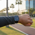 Smartwatch con monitoraggio della pressione sanguigna e fitness tracker