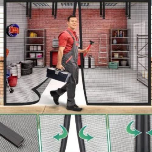 BreezeGuard Vision Magnetyczna Siatka Ochronna Do Garażu