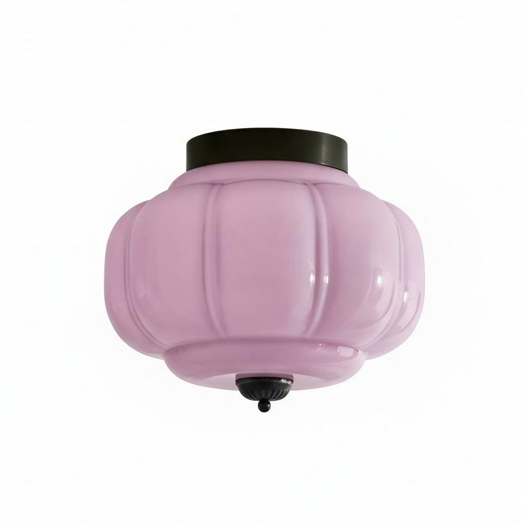 Stropní svítidlo Milk Glass s skleněným stínidlem, moderní přisazené, skandinávský styl