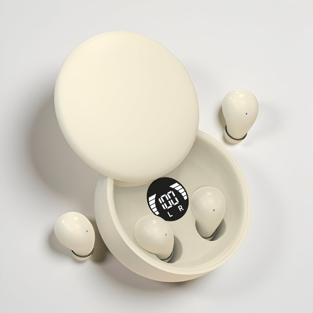 Compact Wireless In-Ear Earphones With Touch Controls Rechargeable