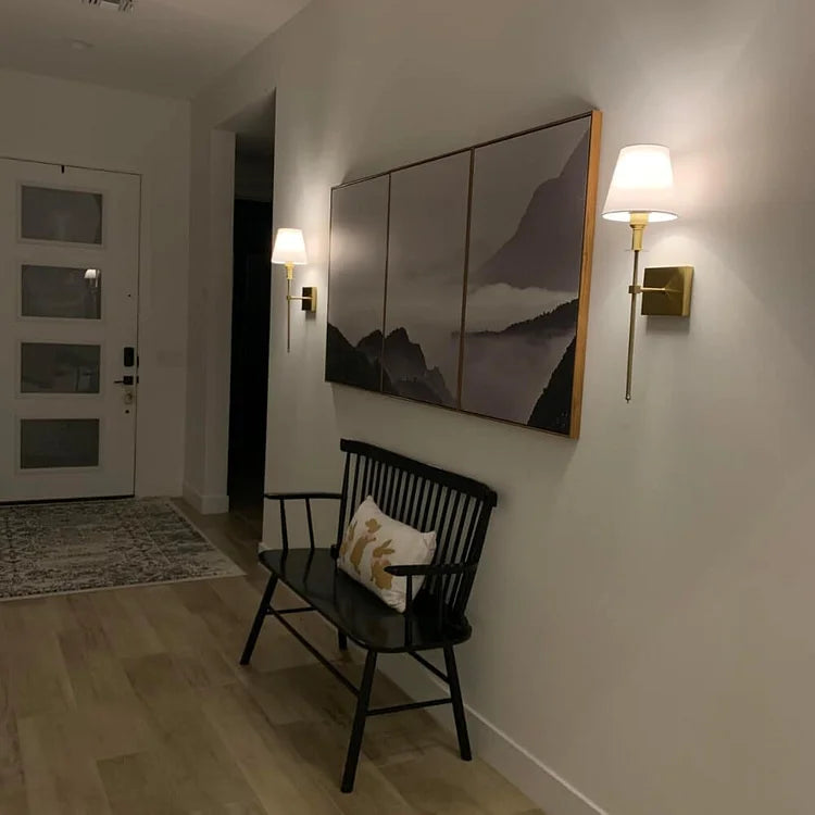 Twee stuks draadloze oplaadbare wandlamp voor moderne woningen