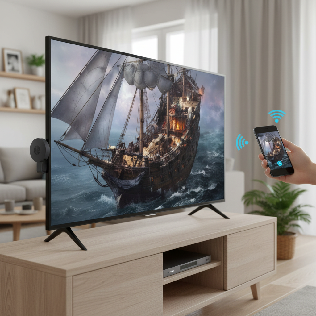 Chromecast Media Player For TV Streaming And Smart Viewing