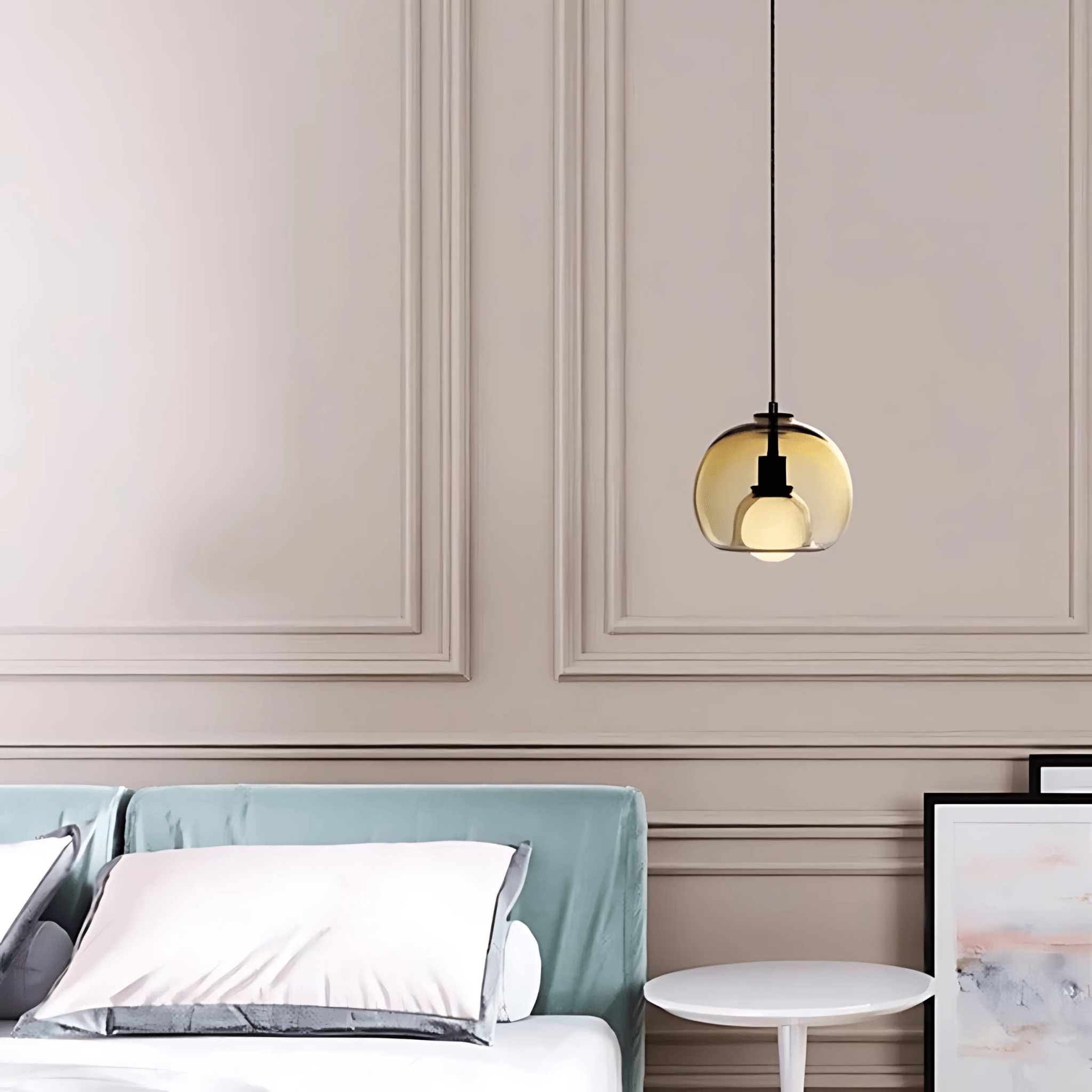 Clyde Glass Pendant Fixture With Handblown Modern Elegance