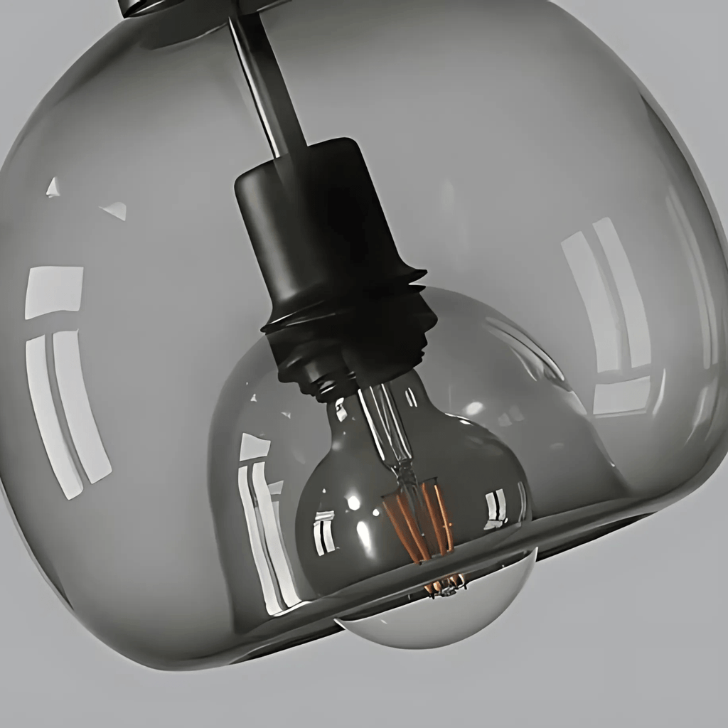 Clyde Glass Pendant Fixture With Handblown Modern Elegance