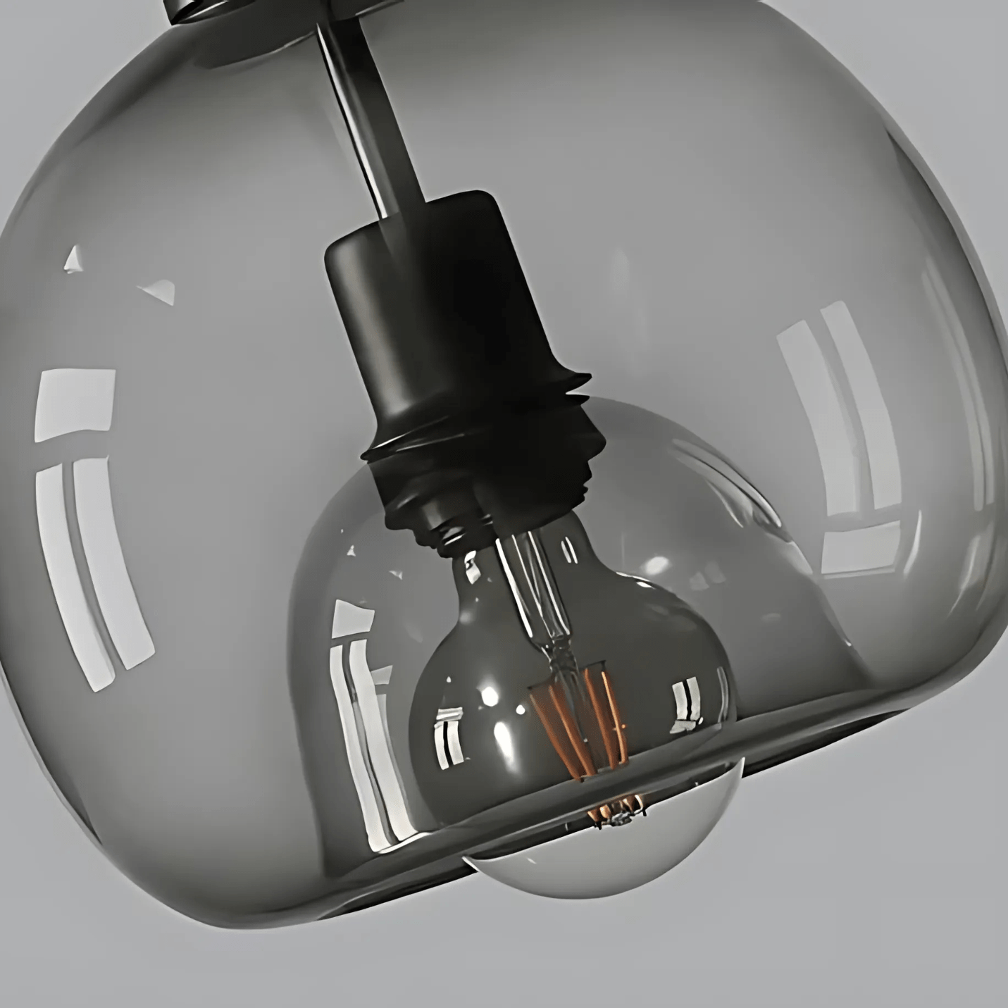 Clyde Glass Pendant Fixture With Handblown Modern Elegance