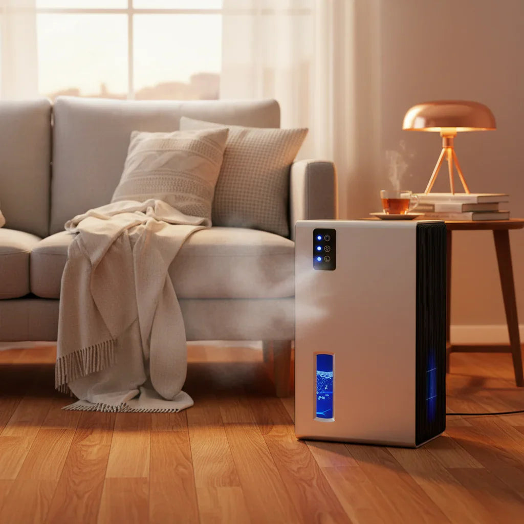Déshumidificateur numérique compact et silencieux pour sous-sol, usage domestique