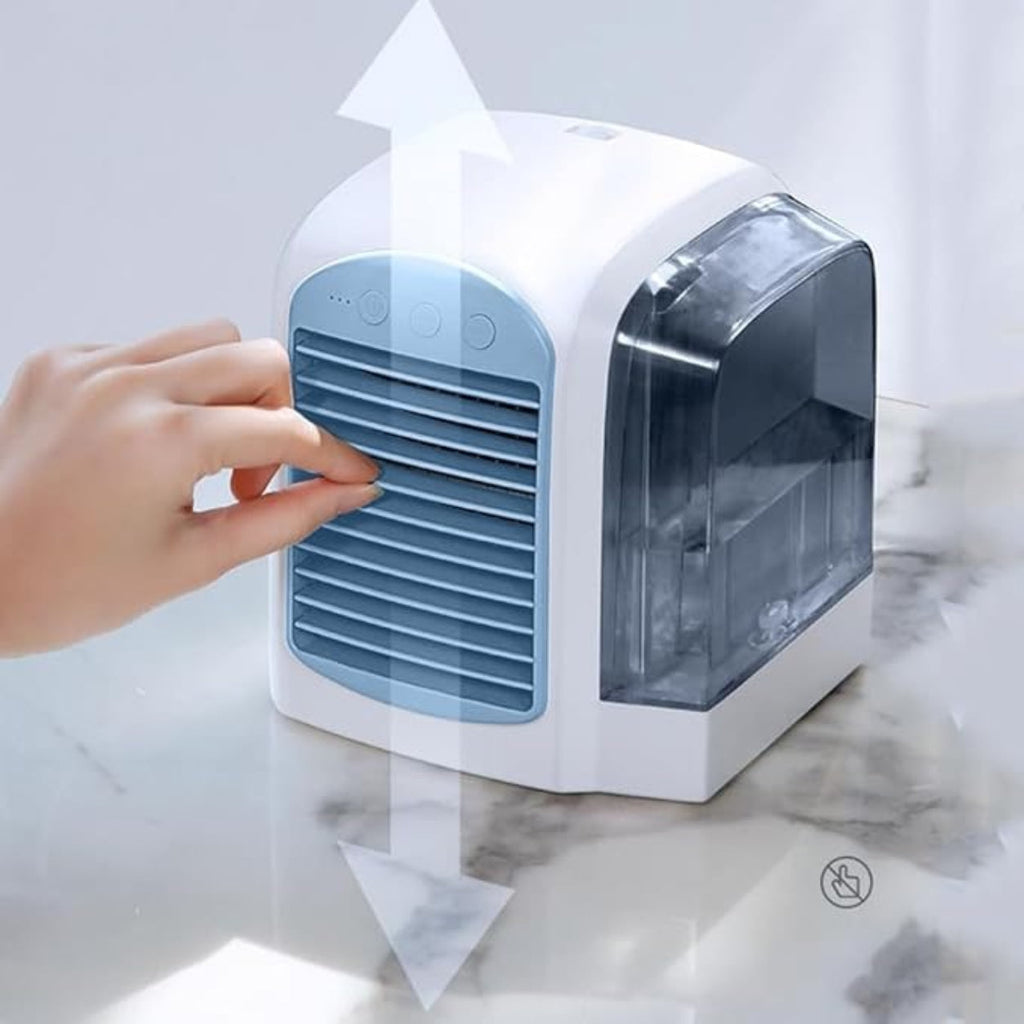 Raffreddatore portatile oscillante per uso domestico con raffreddamento evaporativo