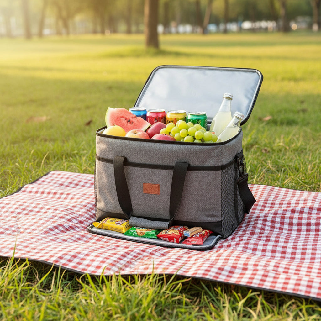 Chladicí taška na zip s izolací pro cestování a pikniky