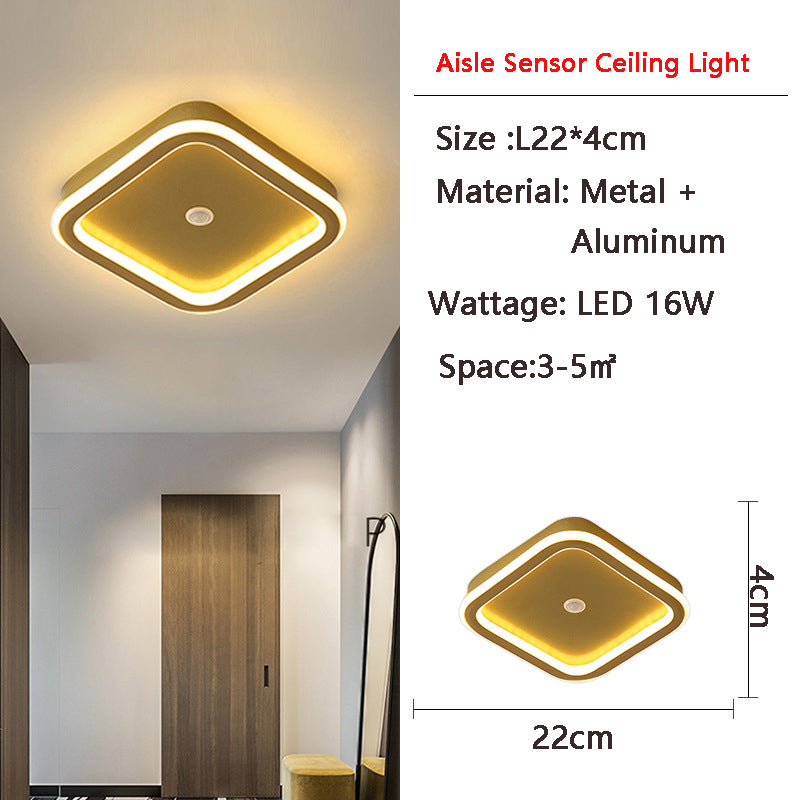 מנורת תקרה חכמה Aeris LED עם חיישן תנועה PIR