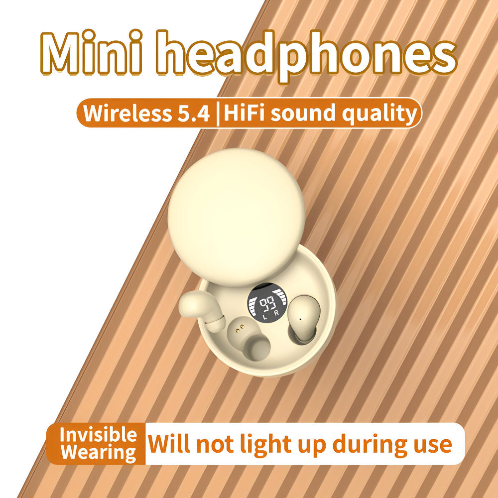 Compact Wireless In-Ear Earphones With Touch Controls Rechargeable