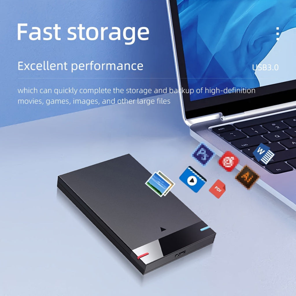 320GB tenký externí USB SSD disk pro snadné ukládání a zálohování