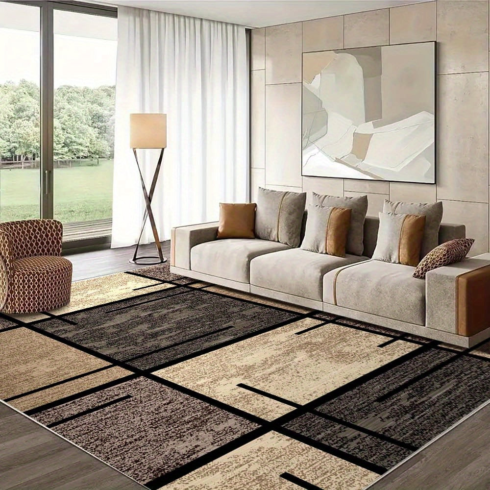 Tappeto Elegante Geometrico con Retro Antiscivolo Lavabile