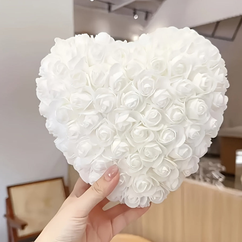 Rose Heart Artificial Flower Table Decor For Mother's Day Gift