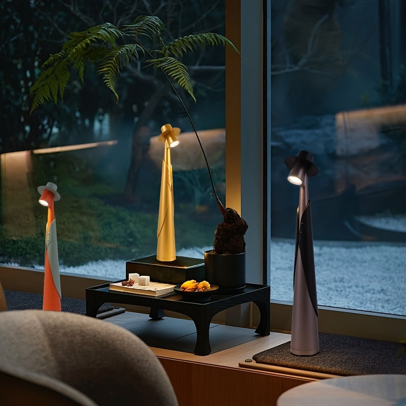 Creative Touch LED-Hutlicht Schreibtischlampe Wiederaufladbar