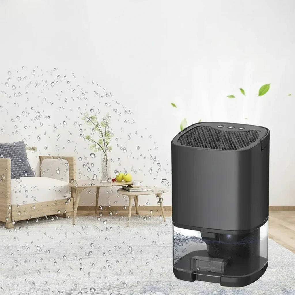 Compact Portable Dehumidifier For Home Use In Small Rooms
