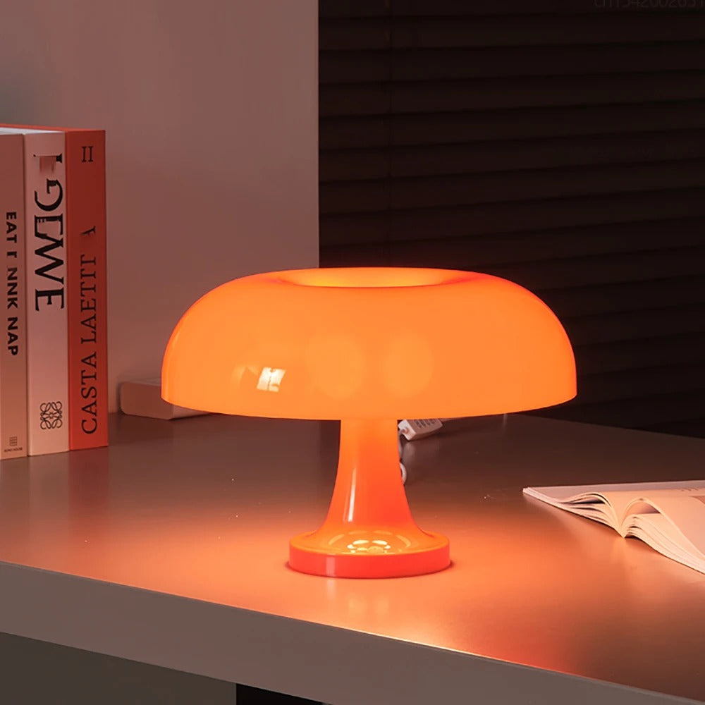 Mushroom Lamp With Bauhaus Style For Warm Home Ambience