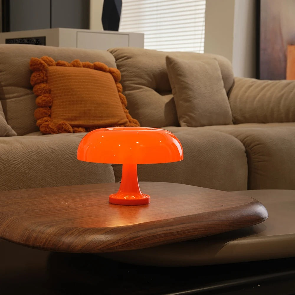 Mushroom Lamp With Bauhaus Style For Warm Home Ambience