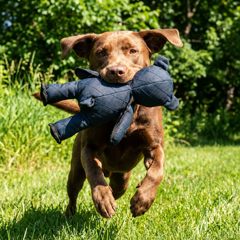 Bärenförmiges Plüsch-Hundespielzeug zum Kauen für interaktiven und langlebigen Spielspaß
