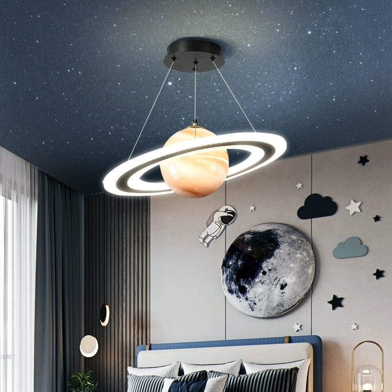 CosmoVoyage Závěsná lampa Nebeská sféra pro moderní domácí dekoraci