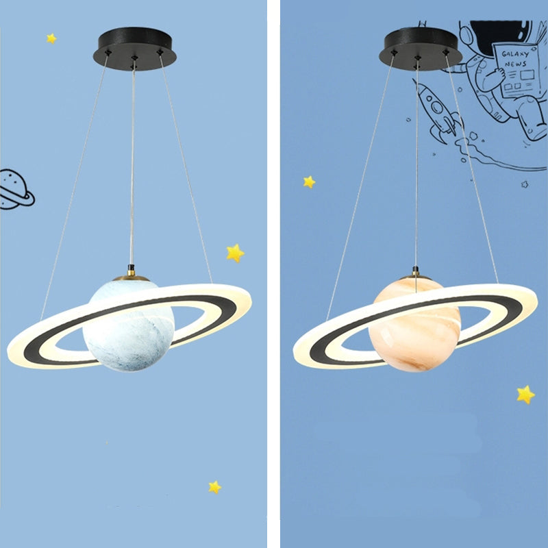 CosmoVoyage Závěsná lampa Nebeská sféra pro moderní domácí dekoraci