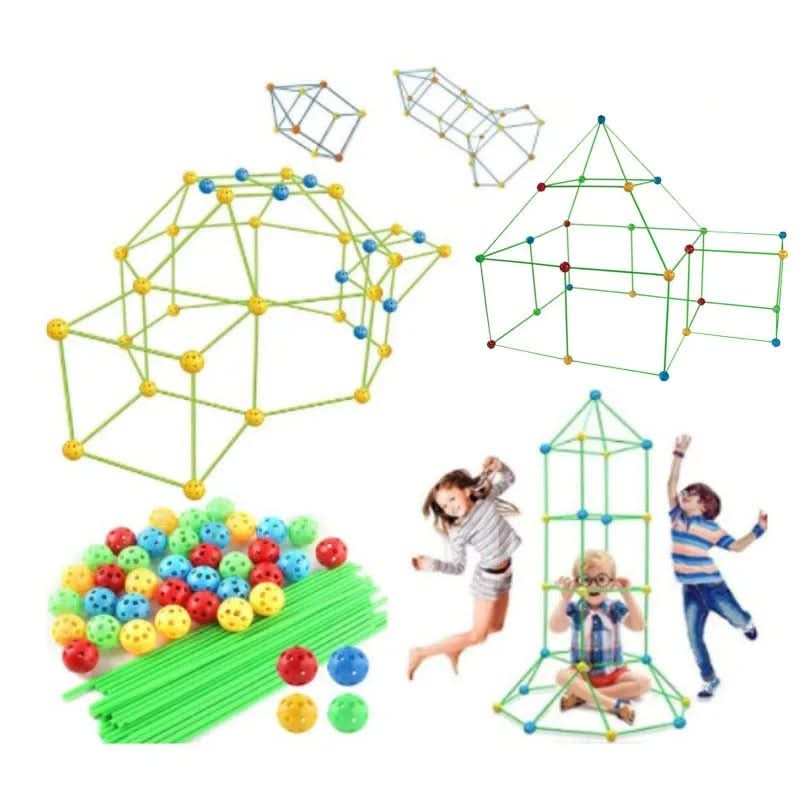 Cort Creativ DreamForge pentru Învățare și Construcție Distractivă