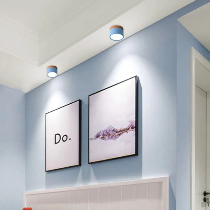 Virel Nordic LED-Deckenleuchte Minimalistisches zylindrisches Leuchtmittel | Snurv