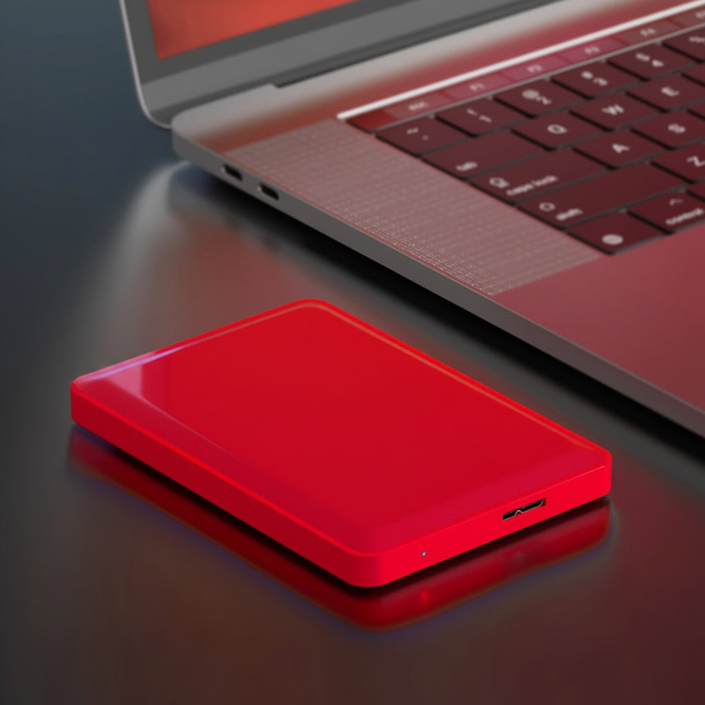 Przenośny zewnętrzny dysk SSD USB do przechowywania danych na komputerze i laptopie