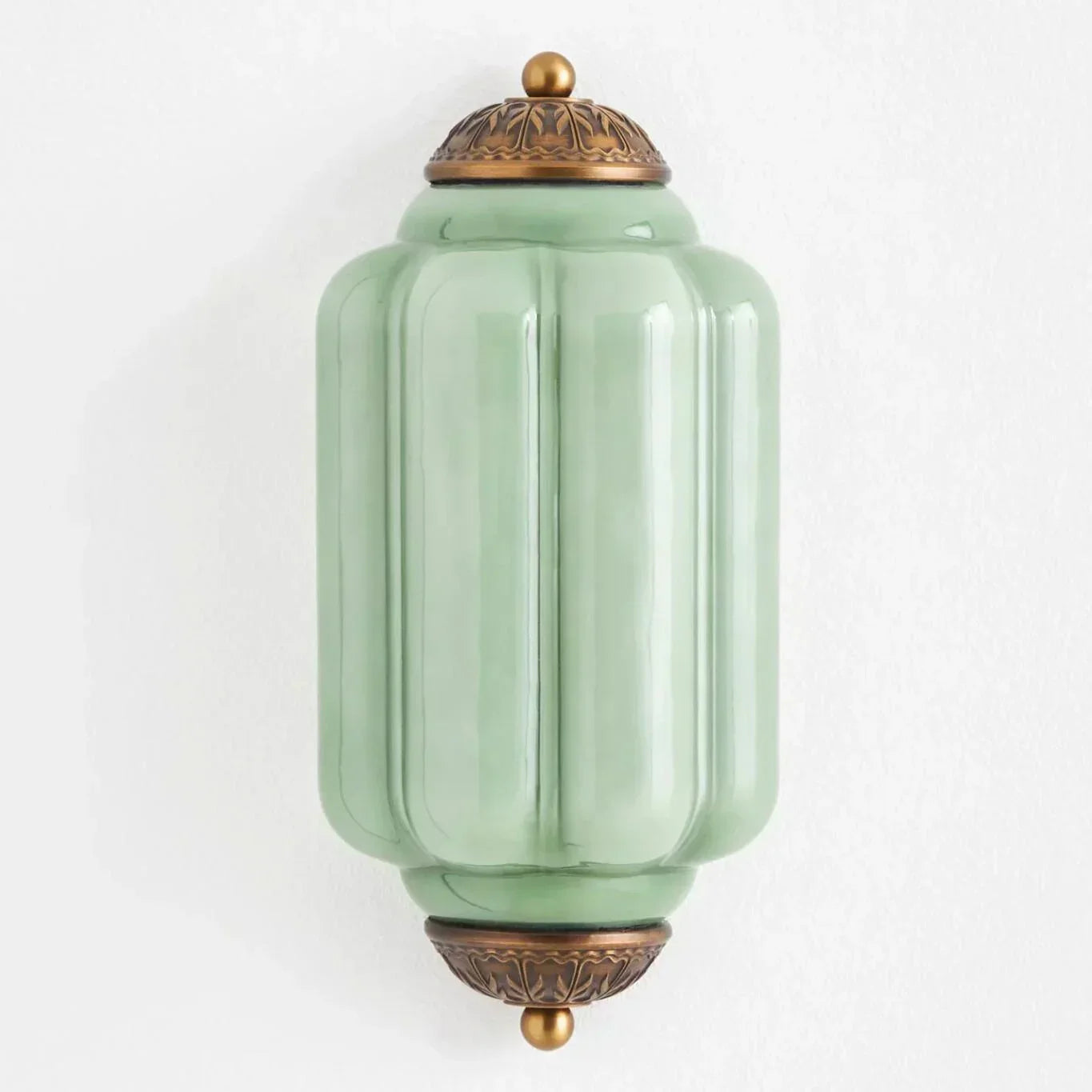 Vintage antike Milchglas-Wandleuchte zum Aufputz | Rosalyssa
