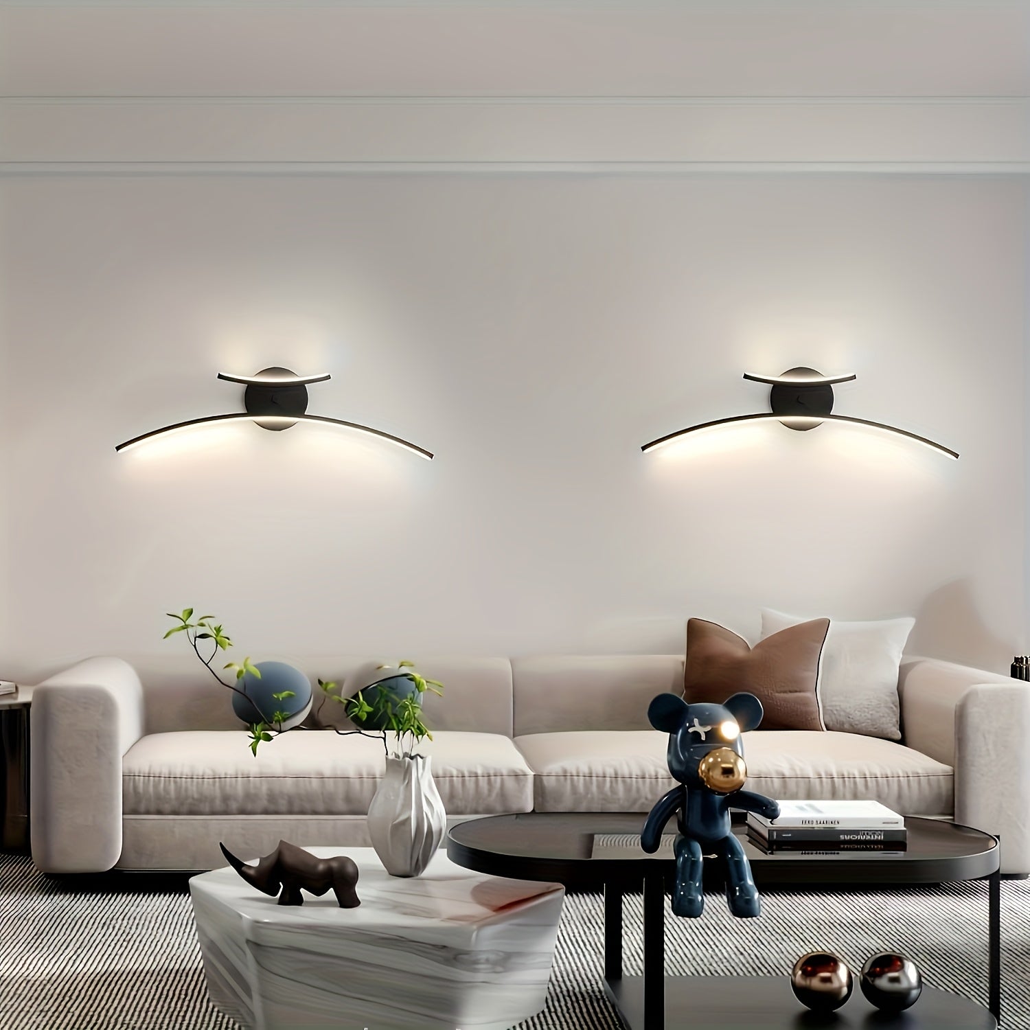 مصباح جداري خطي LED للحمام وغرفة المعيشة ومناطق الطعام