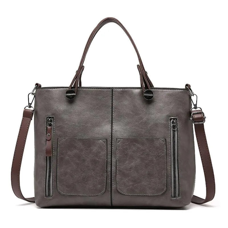 Sac à main en cuir vintage Aurelia style classique