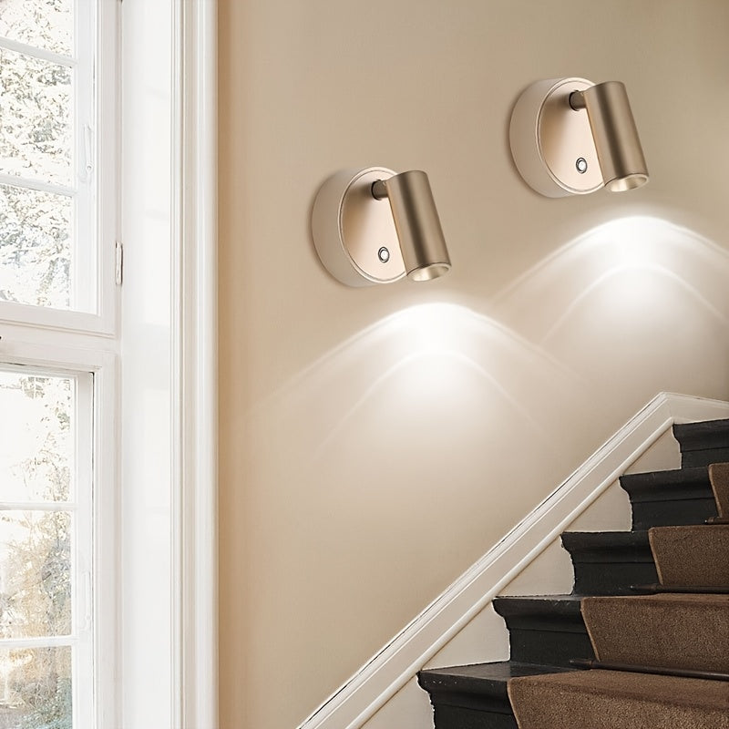 Dobíjecí magnetické nástěnné světlo s dotykovým ovládáním a bezdrátovým designem