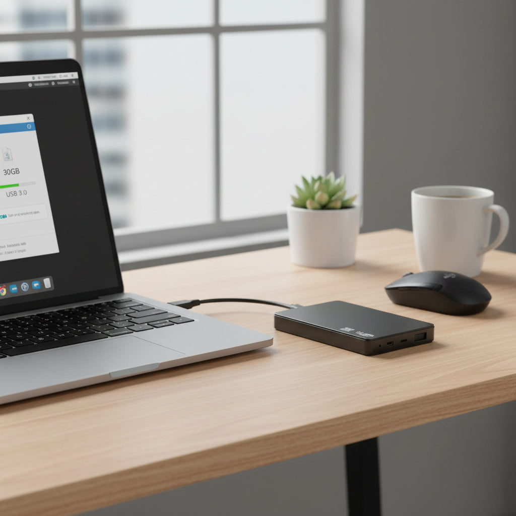 Przenośny dysk SSD zewnętrzny do komputera i laptopa, pamięć USB