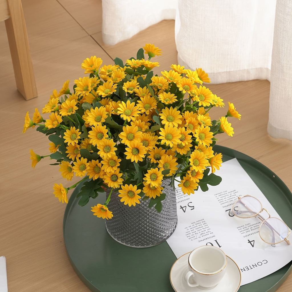 Daisy Artificial Flowers Bouquet For Mother's Day Table Centerpiece