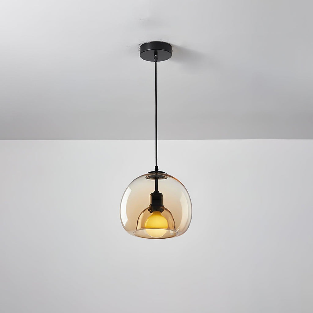 Pendelleuchte mit Rauchglas-Dom für Küchen, Essbereiche und Wohnräume | Rosalyssa