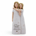 Statuetta Amata Mamma e Figlia per Regalo e Decorazione della Festa della Mamma