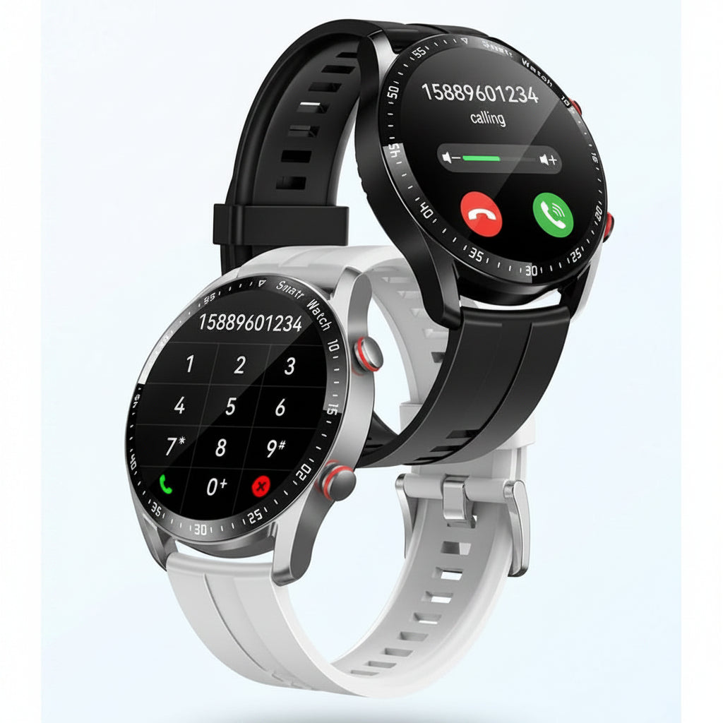 Smartwatch med pulsmåler og fitness-tracking