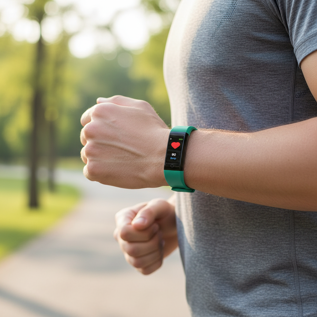 Smartwatch Fitness Tracker With Activity Monitoring Wristband