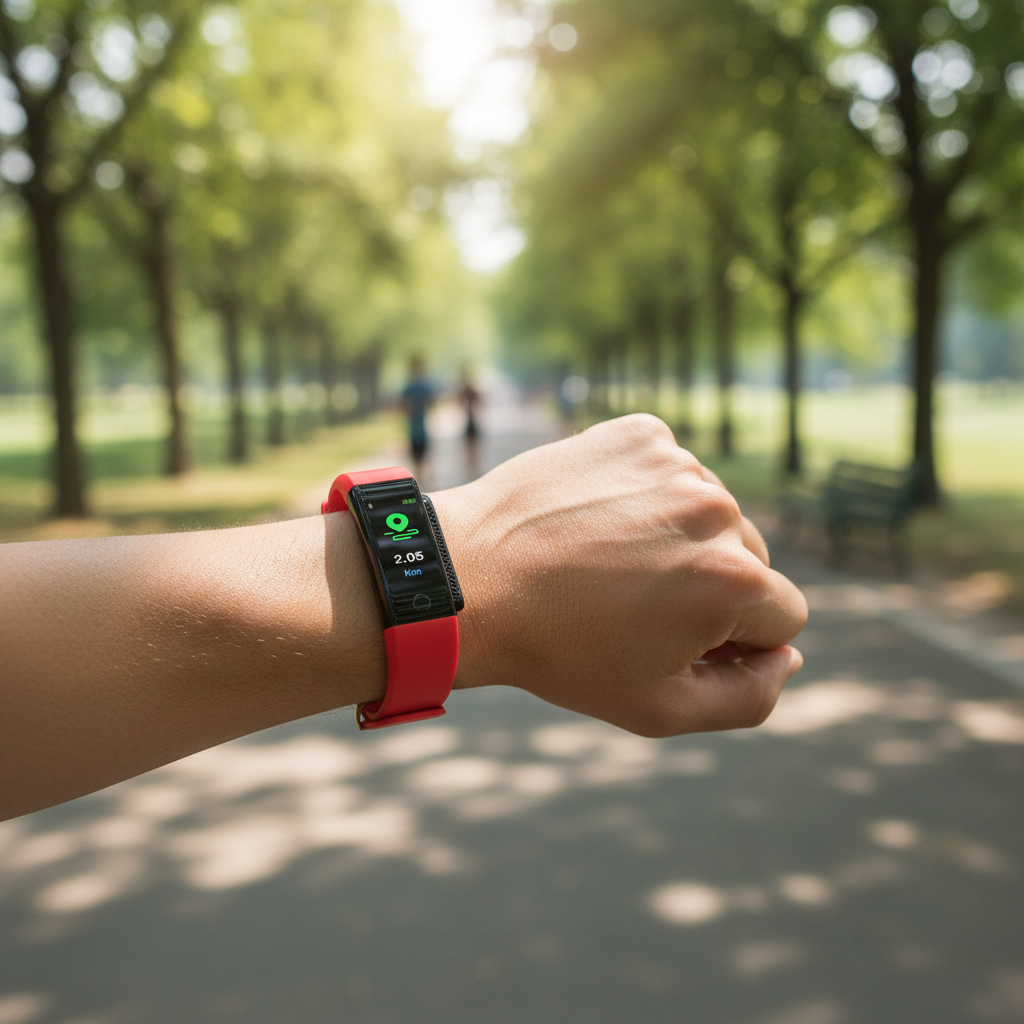 Smartwatch Fitness Tracker With Activity Monitoring Wristband