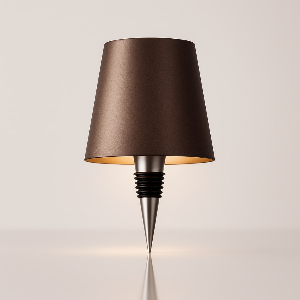 LumiFlasche ボトルランプ 充電式バッテリー付きで快適なホームライティングに最適