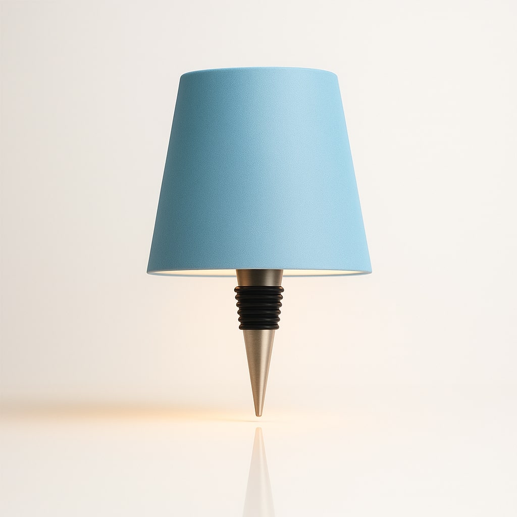 LumiFlasche ボトルランプ 充電式バッテリー付きで快適なホームライティングに最適