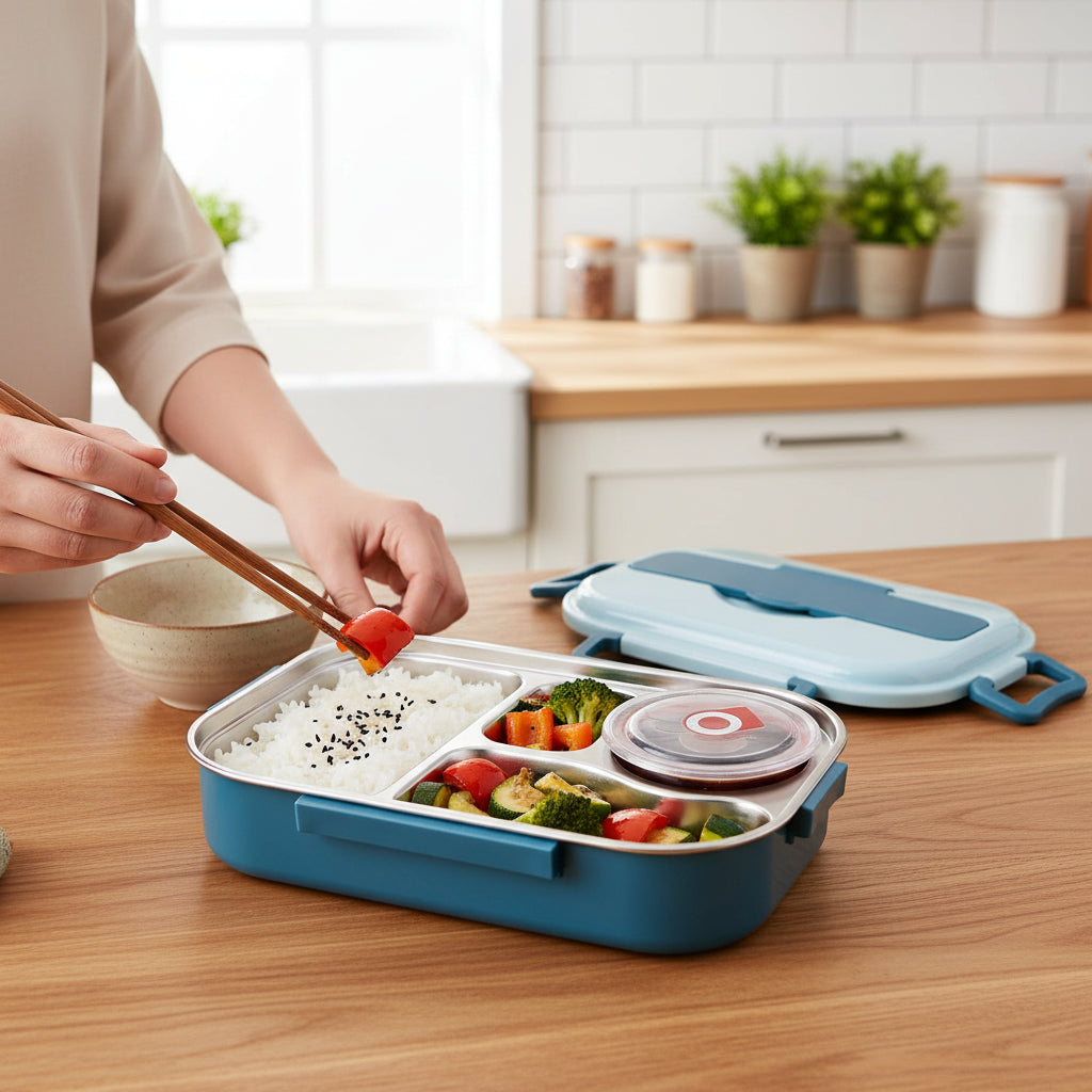 Isoleret Bento Madkasse til Madopbevaring og Friske Måltider på Farten