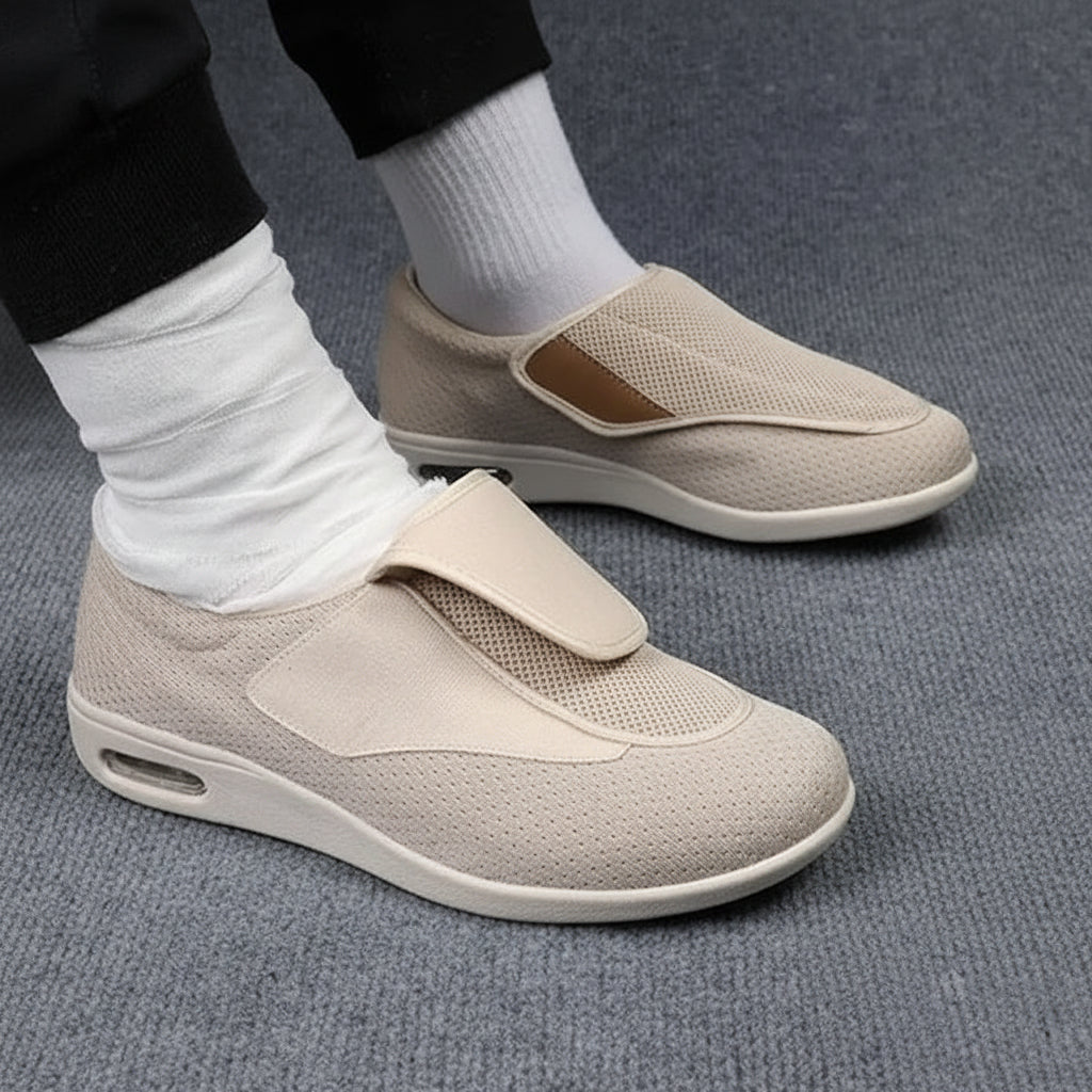 Bred passform slip-on tursko for komfort hele dagen, lettvekt