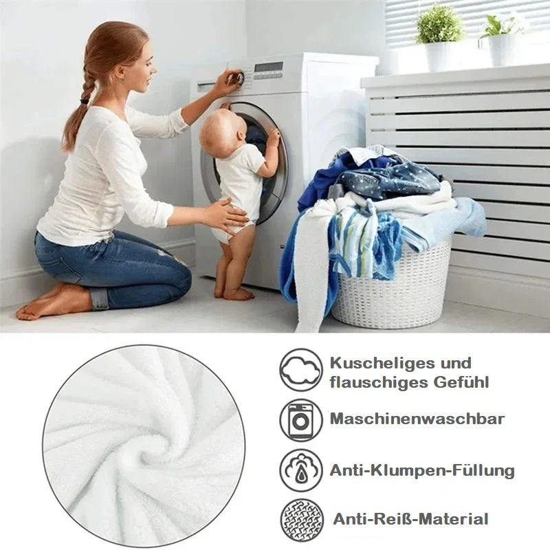 Warme Wolldecke von CozyNest für kühle Nächte zu Hause