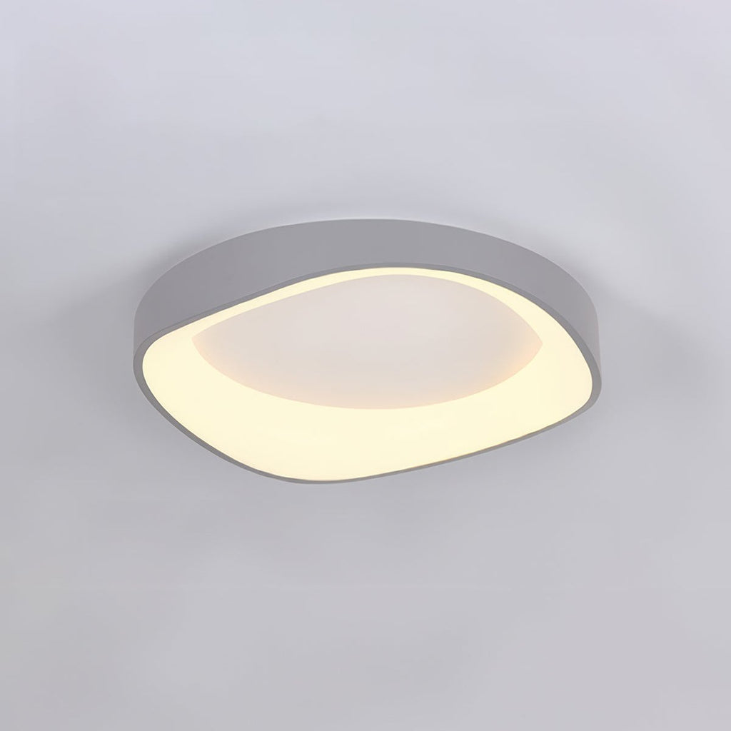 Wood Look Scandinavian LED Ceiling Light For Living Room And Bedroom