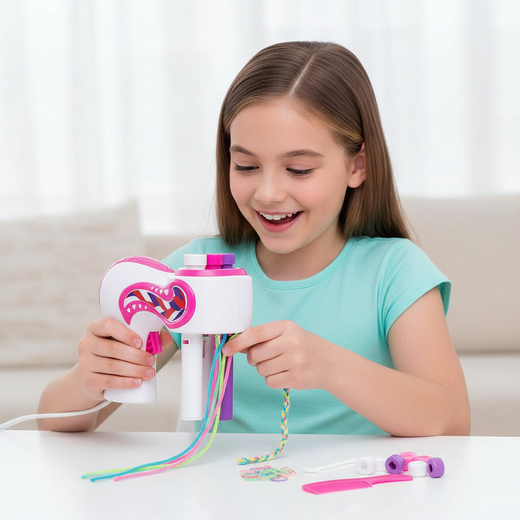 Automatic Hair Braiding Device For Easy Styles At Home